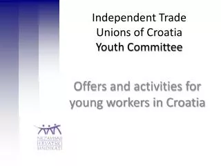 Independent Trade Unions of Croatia Youth Committee