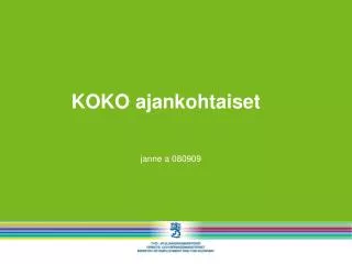 koko ajankohtaiset