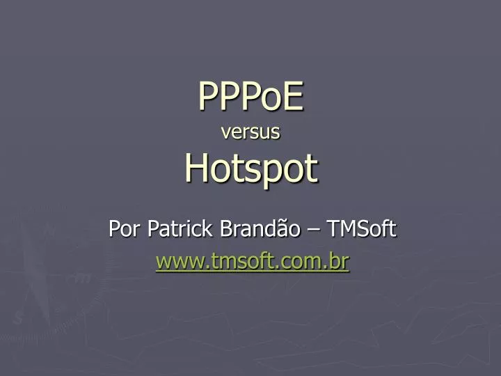 pppoe versus hotspot