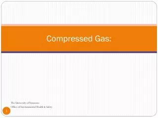 Compressed Gas: