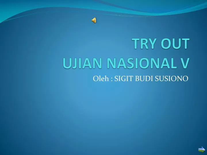 try out ujian nasional v