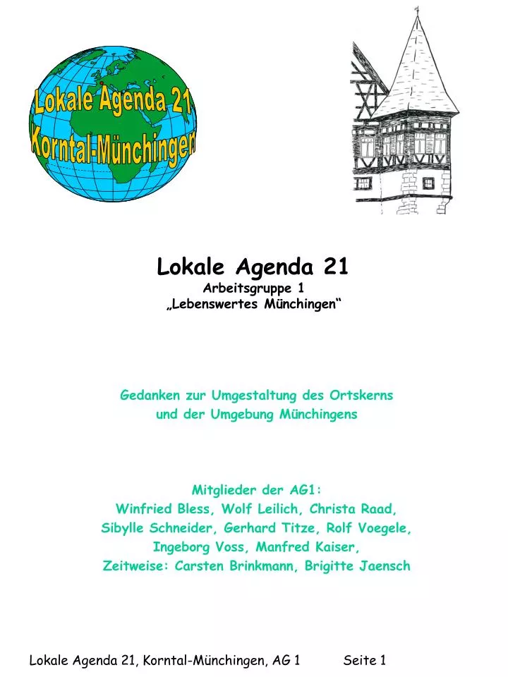 lokale agenda 21 arbeitsgruppe 1 lebenswertes m nchingen