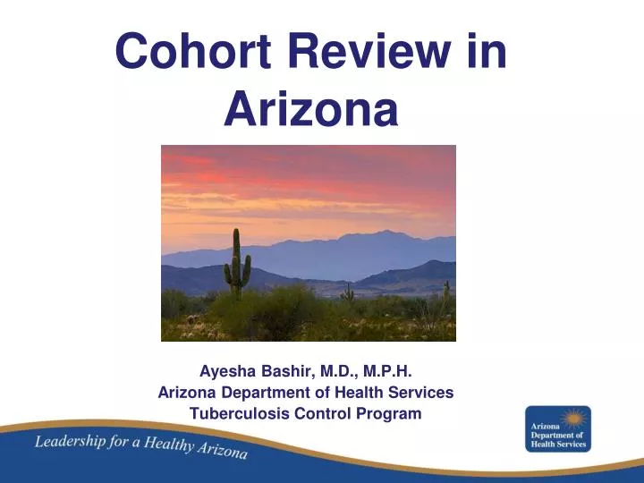 cohort review in arizona