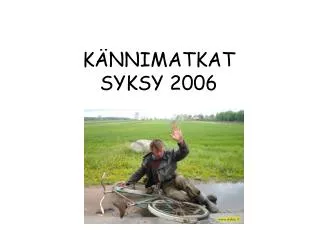 k nnimatkat syksy 2006