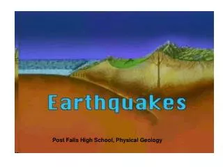 Post Falls High School, Physical Geology