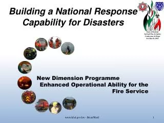Building a National Response Capability for Disasters