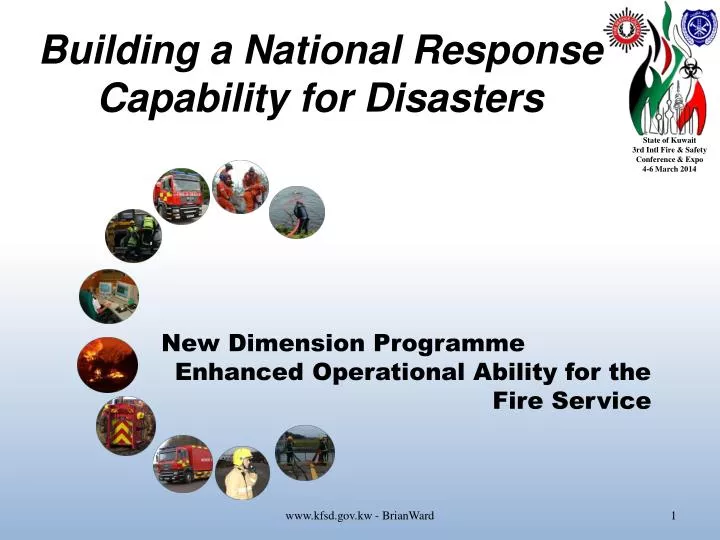 building a national response capability for disasters