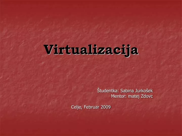 virtualizacija