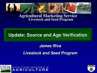 Livestock and Seed Program