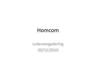 homcom