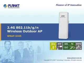 2.4G 802.11b/g/n Wireless Outdoor AP