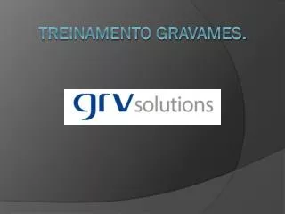 treinamento gravames