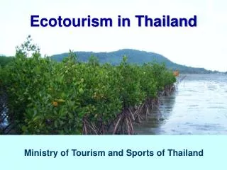Ecotourism in Thailand
