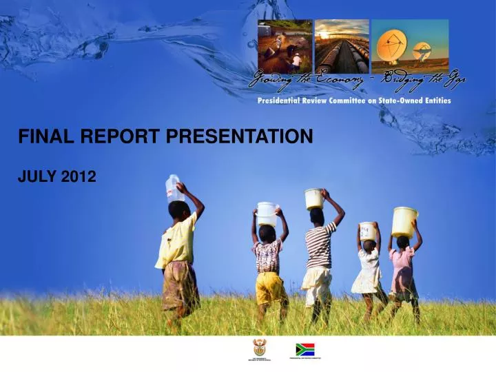 final report presentation july 2012