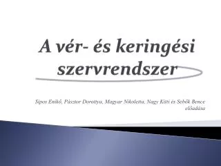 a v r s kering si szervrendszer