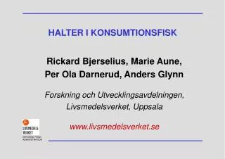 halter i konsumtionsfisk