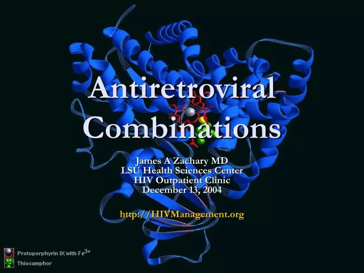 antiretroviral combinations