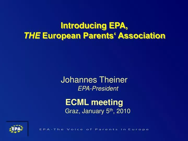 introducing epa the european parents association