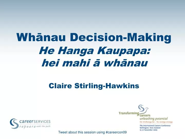 wh nau decision making he hanga kaupapa hei mahi wh nau claire stirling hawkins