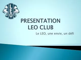 presentation leo club