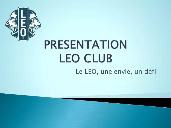 presentation leo club
