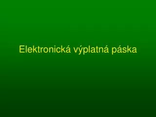 elektronick v platn p ska