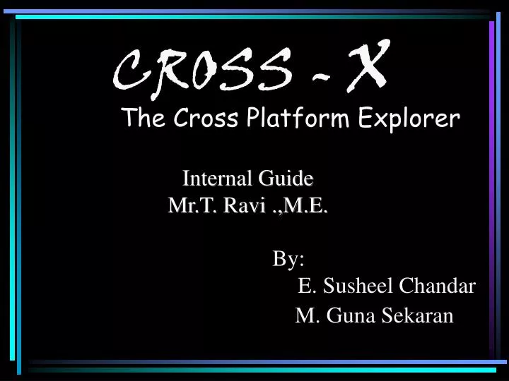 cross x