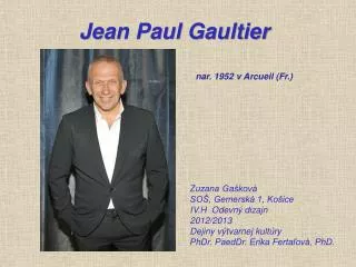 PPT - Jean Paul Gaultier clone ultra maschile | Arabianaroma.in ...