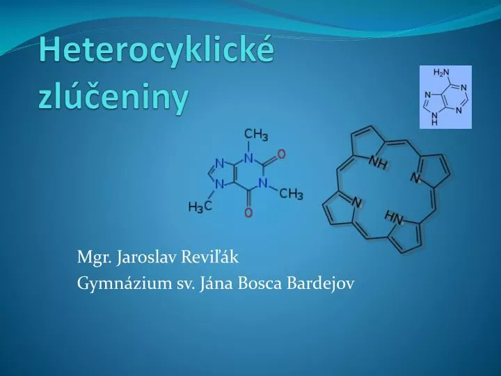 heterocyklick zl eniny