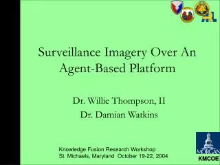 Surveillance Imagery Over An Agent-Based Platform