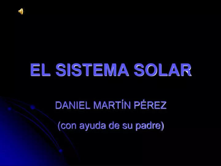 el sistema solar