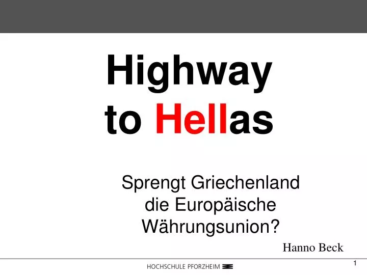 highway to hell as