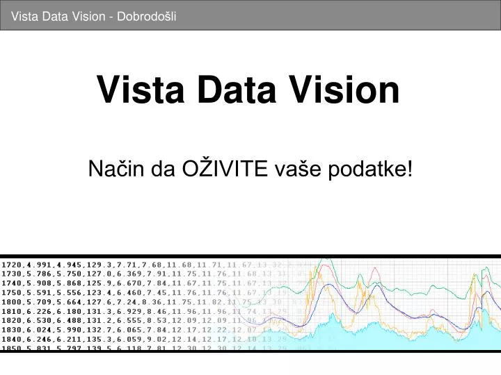 vista data vision