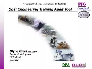 Cost Engineering Training Audit Tool
