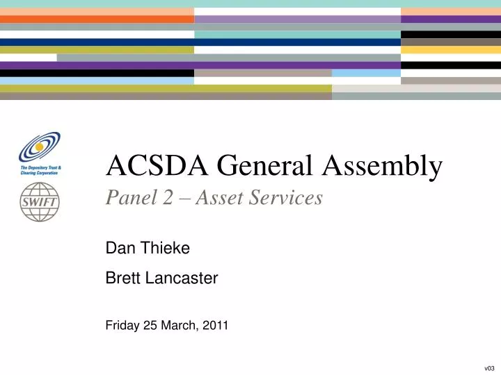 acsda general assembly