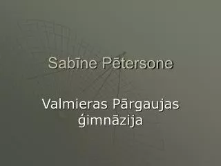 sab ne p tersone