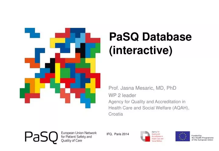 pasq database interactive