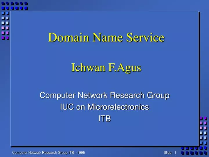 domain name service ichwan f agus