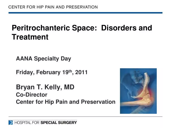 peritrochanteric space disorders and treatment