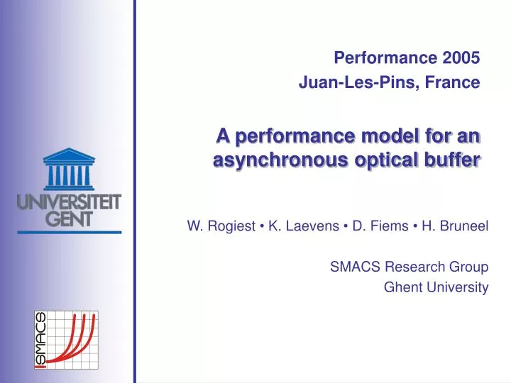 a performance model for an asynchronous optical buffer