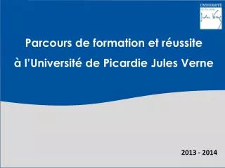 parcours de formation et r ussite l universit de picardie jules verne