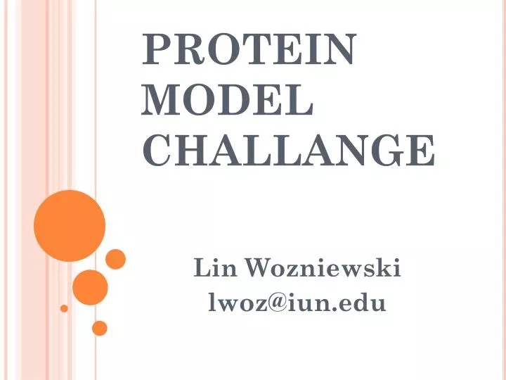 protein model challange