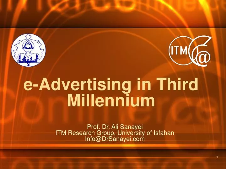 e advertising in third millennium