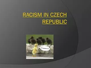 Racism in Czech republic