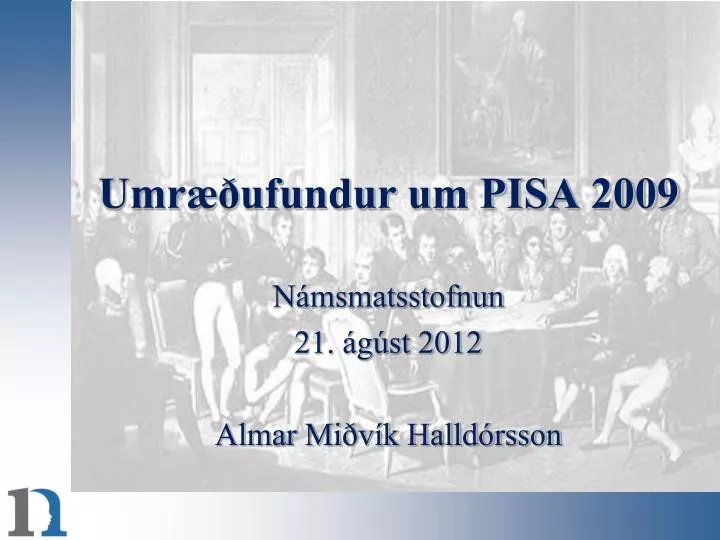 umr ufundur um pisa 2009