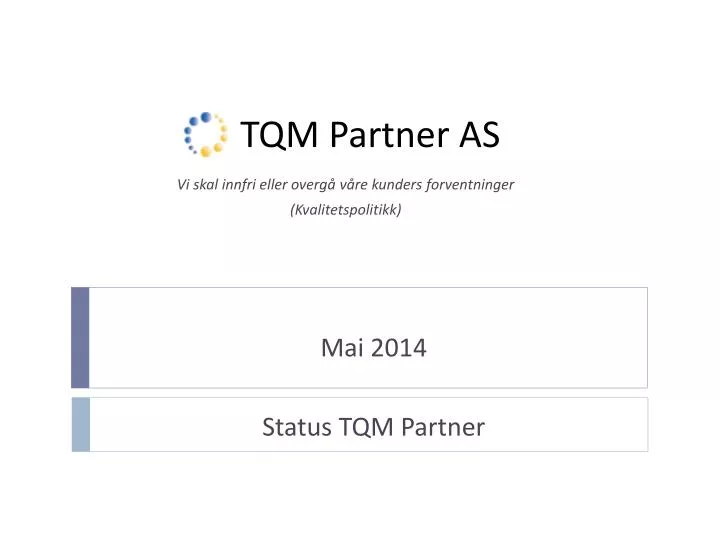 tqm partner as