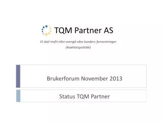 tqm partner as