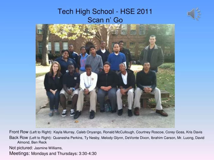 tech high school hse 2011 scan n go
