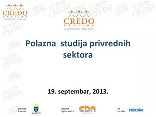 polazna studija privrednih sektora