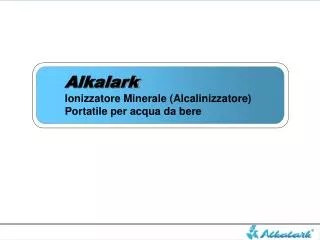 Alkalark Ionizzatore Minerale (Alcalinizzatore) Portatile per acqua da bere